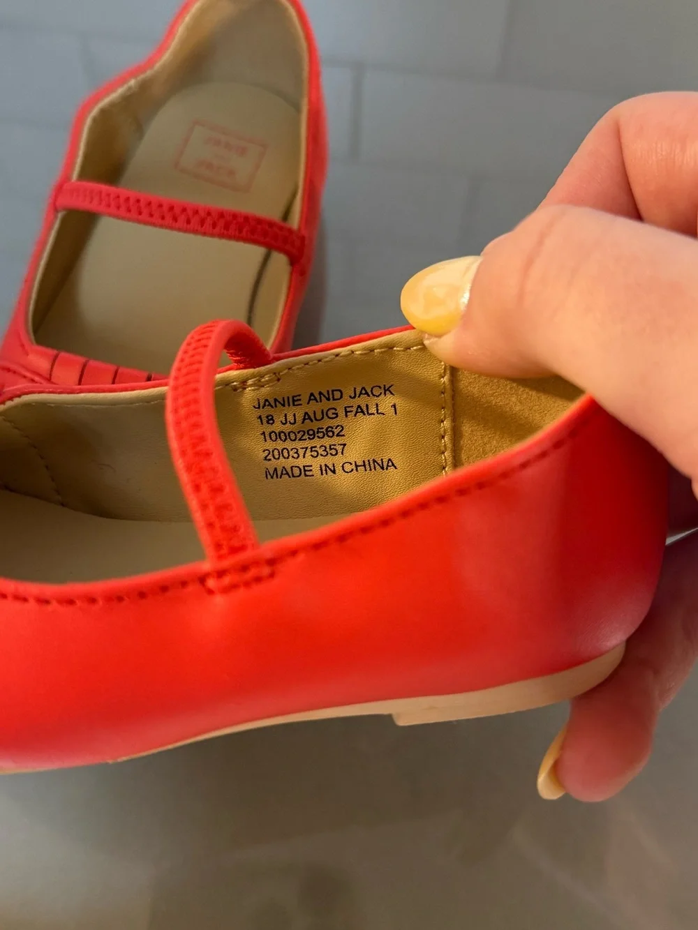 Janie and Jack Mary Jane Fringe Flats Size 5